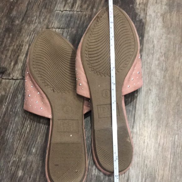 Time and Tru Pink Studded Mules - Picture 10 of 11